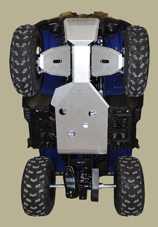 FULL SKID PLATE ALUMINUM 12-14 YAMAHA GRIZZLY YFM 350, 763 RICOCHET