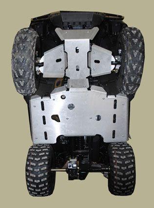 FULL SKID PLATE ALUMINUM 12-13 KAWASAKI BRUTEFORCE 300, 764 RICOCHET image 1