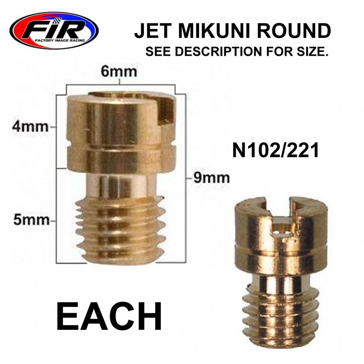 JET 172.5 MIKUNI N102/221ROUND thumbnail 2