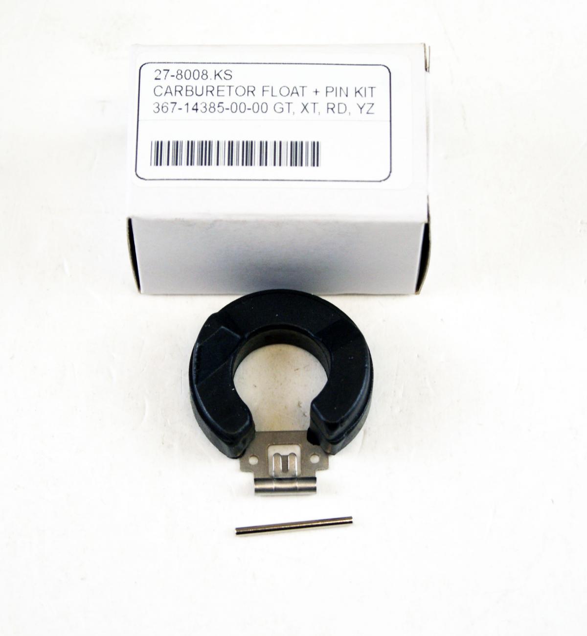 CARBURETOR FLOAT + PIN KIT, 367-14385-00-00 GT, XT, RD, YZ, KS56-1608 thumbnail 2