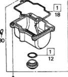 CARBURETOR DRAIN PLUG O-RING 18.6X2.4 NITRILE 16075-GHB-B00 18-4641 thumbnail 4