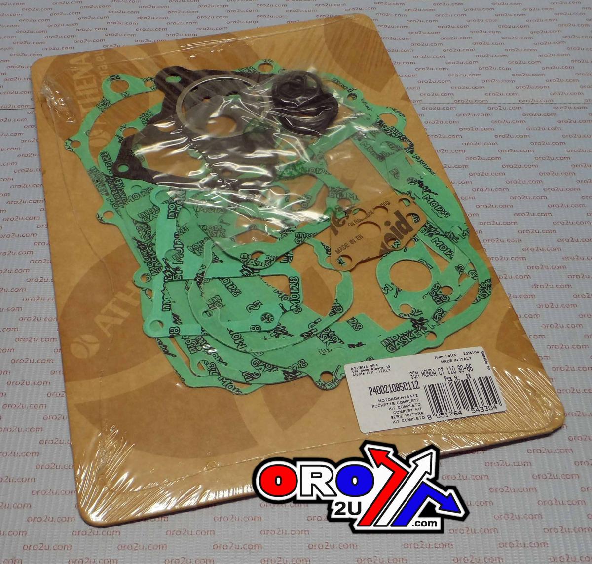 GASKET FULL SET CT100 80-86, ATHENA P400210850112 HONDA thumbnail 2