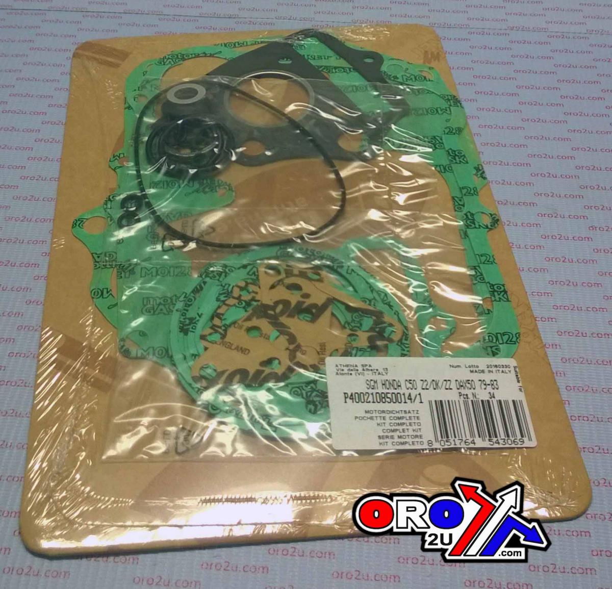 GASKET FULL SET C50 Z50 79-86, ATHENA P400210850014/1 HONDA thumbnail 2