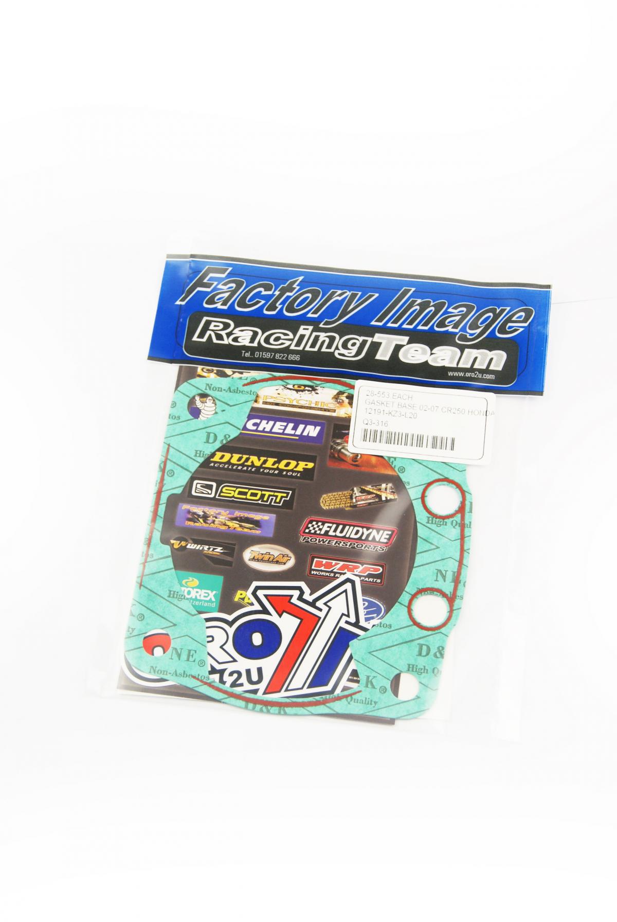 GASKET BASE 02-07 CR250 HONDA, 12191-KZ3-L20 thumbnail 2