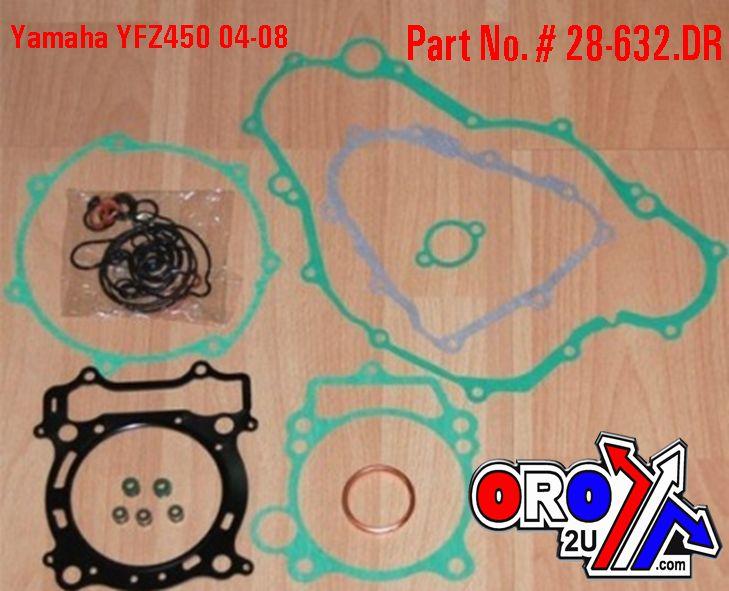 GASKET FULL SET 04-08 YFZ450 thumbnail 2