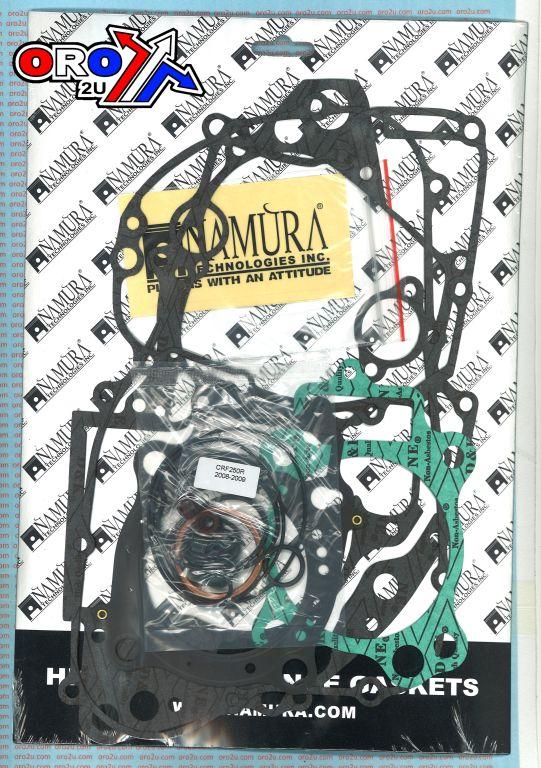 GASKET FULL SET 04-09 CRF250, NAMURA NX-10030F HONDA MX thumbnail 2