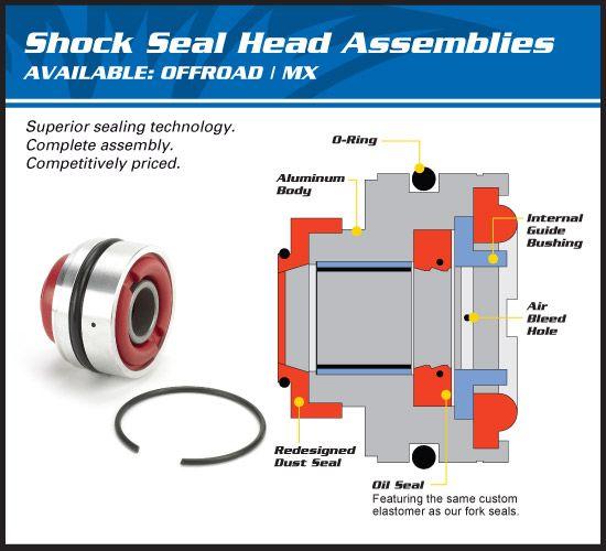 REAR SHOCK SEAL BLOCK 14.0x44, ALLBALLS 37-1114 HONDA thumbnail 3