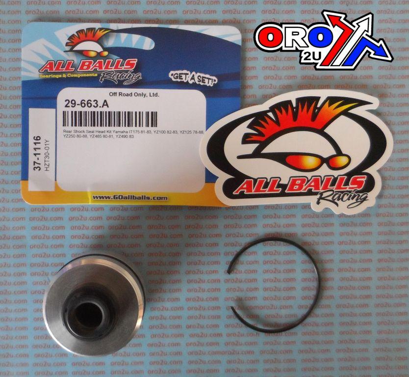 REAR SHOCK SEAL BLOCK 14.0x46, ALLBALLS 37-1116 Yamaha 80s thumbnail 2