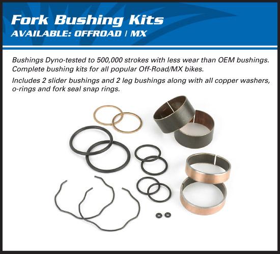 FORK BUSHING KIT 09-16 TRIUMPH THUNDERBIRD, ALLBALLS 38-6111 ROAD thumbnail 3