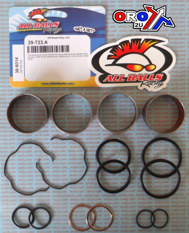 FORK BUSHING KIT 83-97 HON/SUZ/YAM CR/RM/TT/WR/YZ, ALLBALLS 38-6014 DIRT thumbnail 2