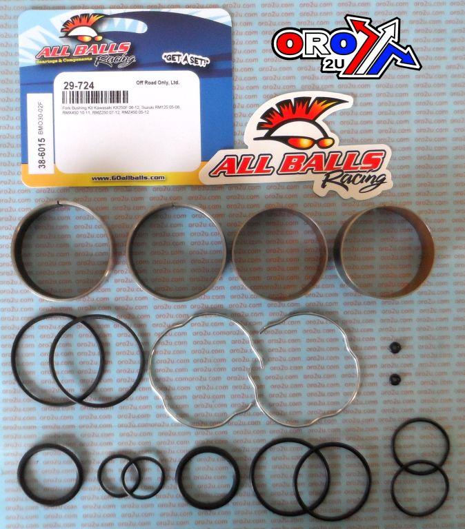 FORK BUSHING KIT 05-19 KAW KX/SUZ RM/RMZ 125-450, ALLBALLS 38-6015 DIRT thumbnail 2
