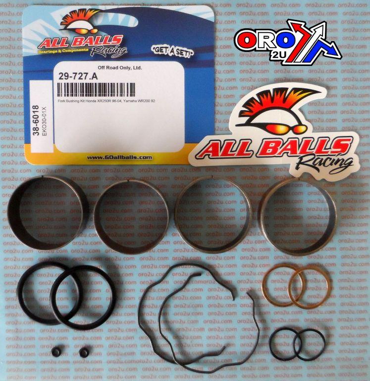 FORK BUSHING KIT 92-04 HON XR250/YAM WR200, ALLBALLS 38-6018 DIRT thumbnail 2