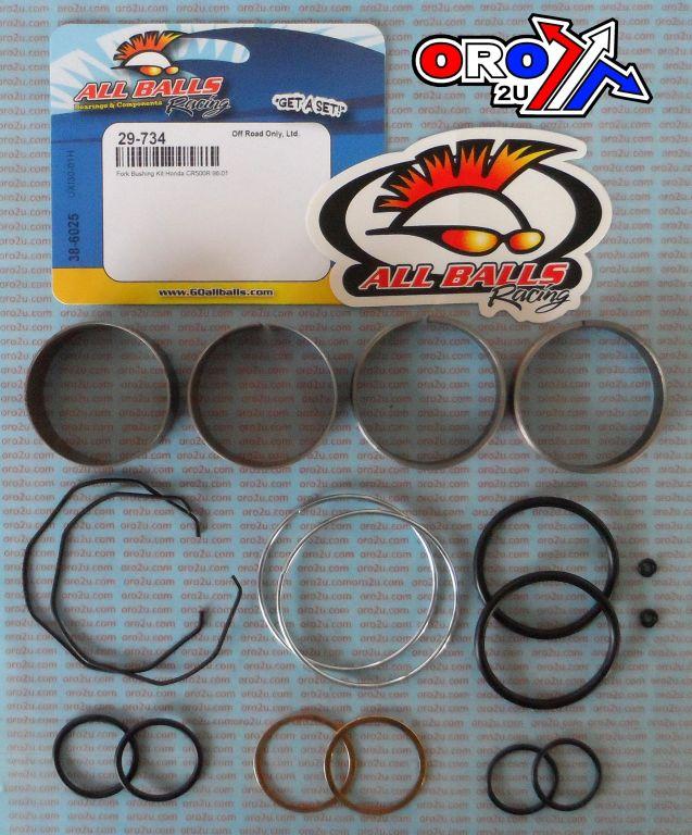 FORK BUSHING KIT 96-01 HON CR500R, ALLBALLS 38-6025 DIRT thumbnail 2