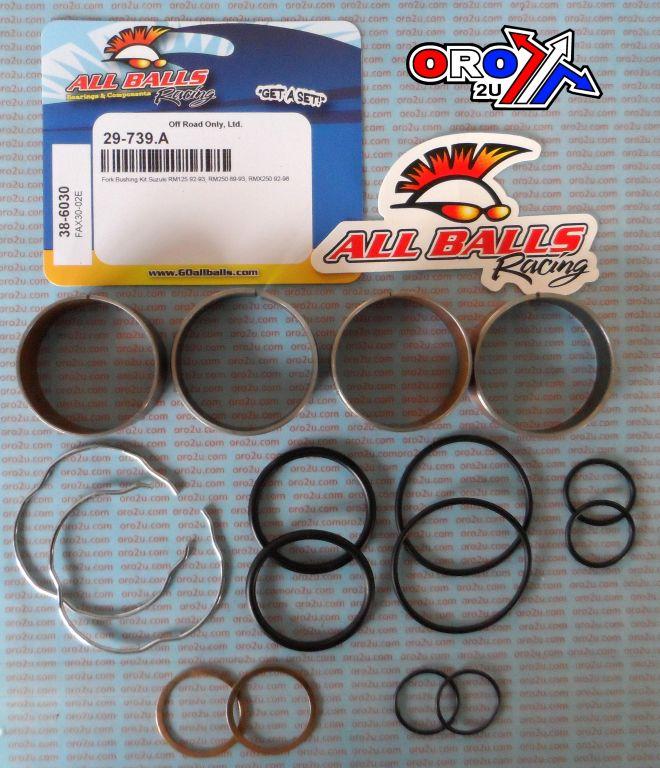 FORK BUSHING KIT 92-99 SUZ RM/RMX125/250, ALLBALLS 38-6030 DIRT thumbnail 2