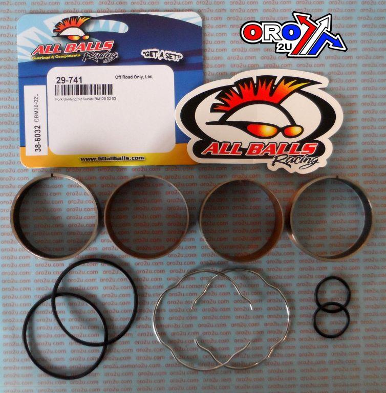 FORK BUSHING KIT 02-03 SUZ RM125, ALLBALLS 38-6032 DIRT thumbnail 2