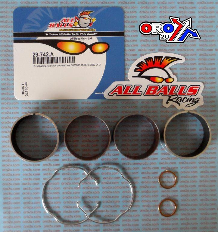 FORK BUSHING KIT 97-07 SUZ DR350/DRZ250, ALLBALLS 38-6033 DIRT thumbnail 2
