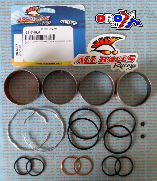 FORK BUSHING KIT 00-22 KAW KLX400/SUZ DRZ400, ALLBALLS 38-6037 DIRT thumbnail 2