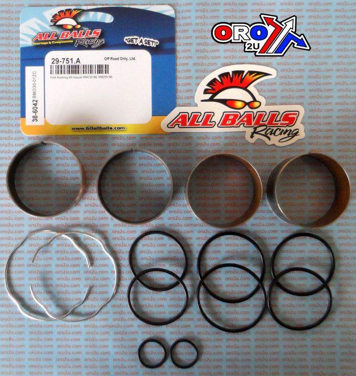 FORK BUSHING KIT 1998 SUZ RM125/250, ALLBALLS 38-6042 DIRT thumbnail 2