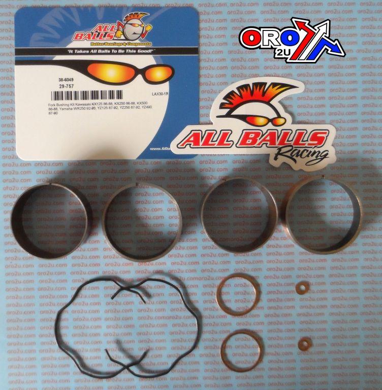 FORK BUSHING KIT 86-92 KAW KX/YAM WR/YZ 125/250/490/500, ALLBALLS 38-6049 DIRT thumbnail 2