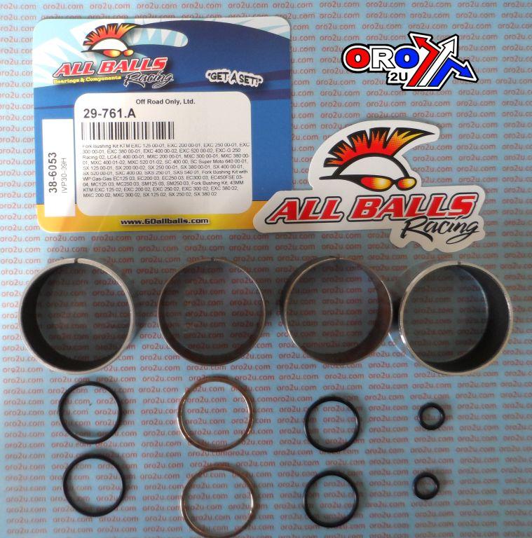 FORK BUSHING KIT 00-01 KTM EXC/MXC/SC/SX/SXS, ALLBALLS 38-6053 DIRT thumbnail 2