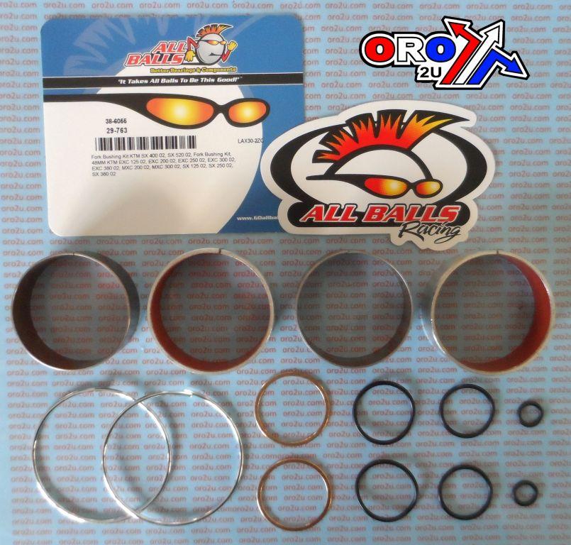 FORK BUSHING KIT 01-02 HUSABERG/KTM 48MM, ALLBALLS 38-6055 DIRT thumbnail 2