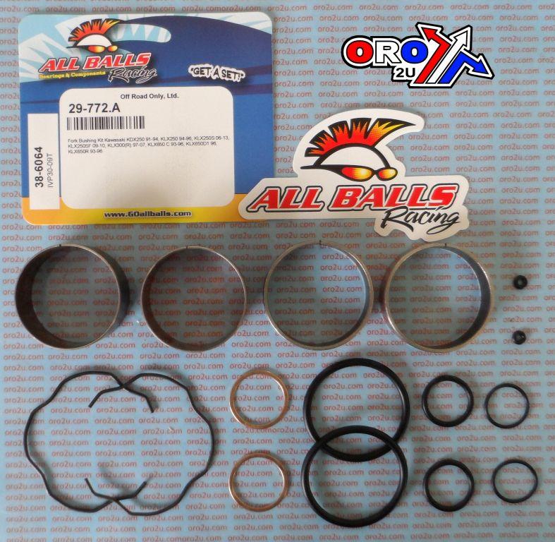 FORK BUSHING KIT 91-22 KAW KLX250-650, ALLBALLS 38-6064 DIRT thumbnail 2
