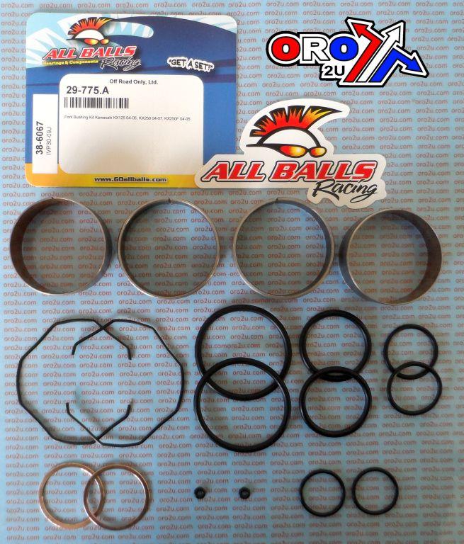 FORK BUSHING KIT 04-07 KAW KX125/250, ALLBALLS 38-6067 DIRT thumbnail 2