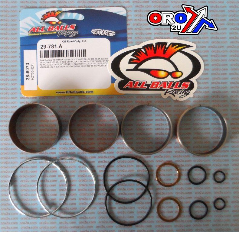 FORK BUSHING KIT 07-12 KTM SX/SX-F/XC/XC-F/XC-W, ALLBALLS 38-6073 DIRT thumbnail 2