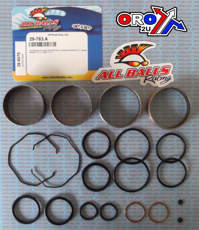 FORK BUSHING KIT 08-16 HON/KAW/YAM 450, ALLBALLS 38-6075 DIRT thumbnail 2