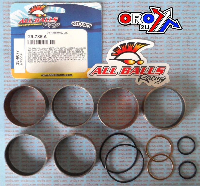 FORK BUSHING KIT 03-04 HUSABERG/KTM, ALLBALLS 38-6077 DIRT thumbnail 2