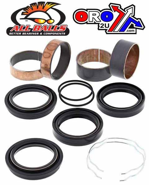 FORK BUSHING KIT 93-20 HON CBR900/GL1800/VT/VTX1300, ALLBALLS 38-6079-FS ROAD W/SEALS thumbnail 2