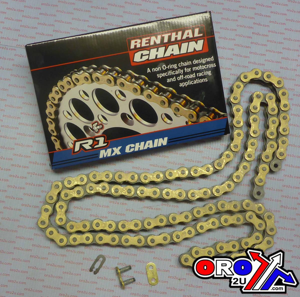 RENTHAL 520-120L R1 CHAIN, HIGH STRENGTH 520R1-120 thumbnail 2
