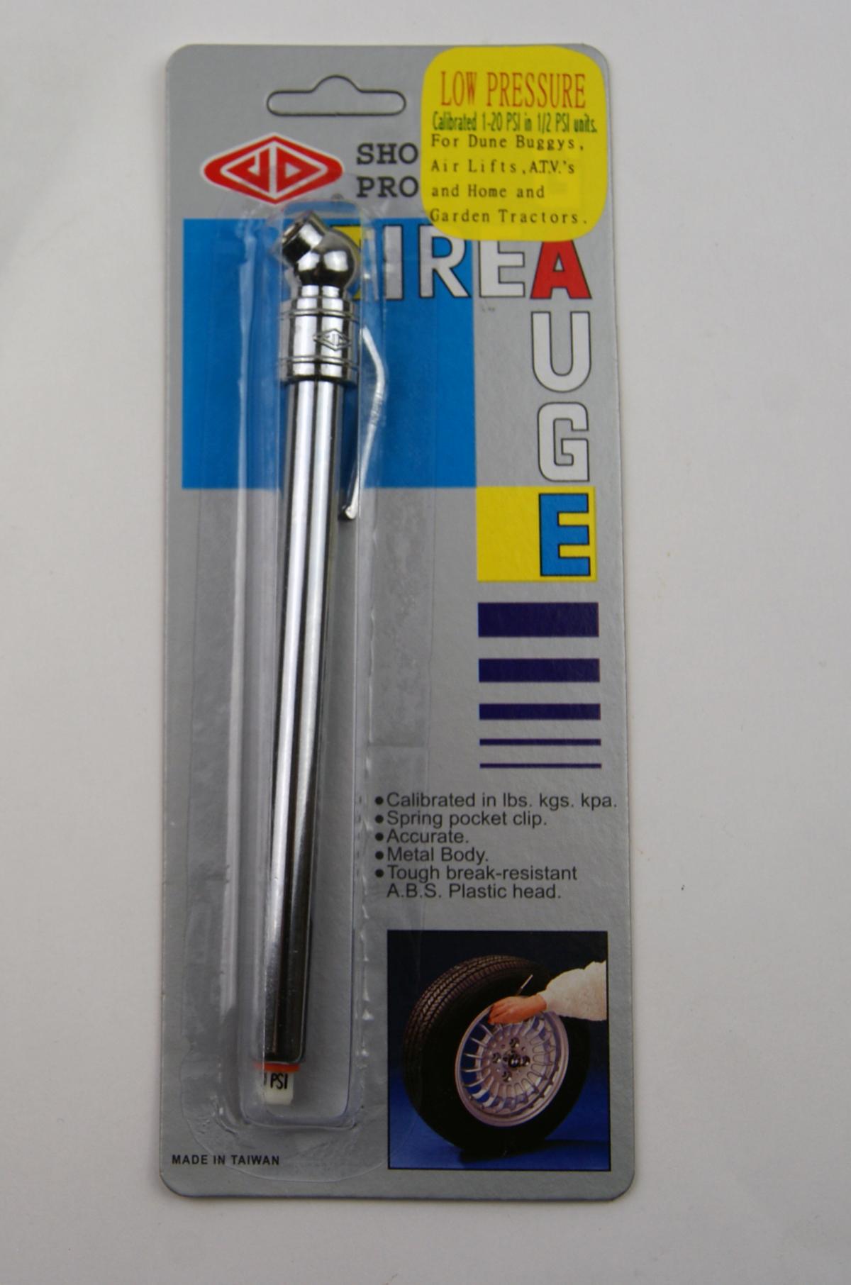 TYRE PRESSURE GAUGE 2-20 LOW image 1