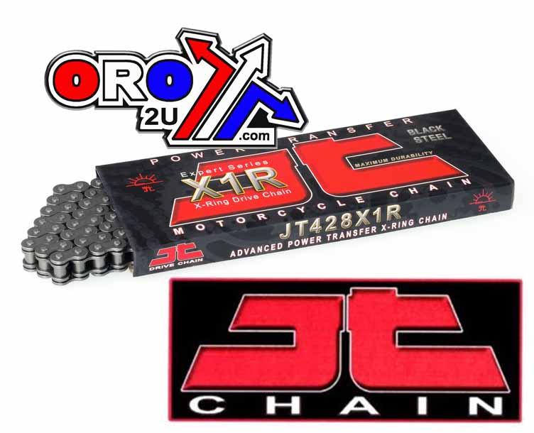 DRIVE CHAIN HEAVY DUTY X-RING CHAIN 428X1R 134L BLACK JTC428X1R134SL thumbnail 3