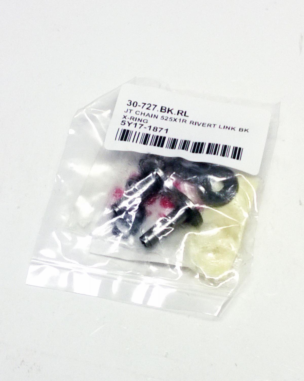 DRIVE CHAIN RIVET LINK X-RING 525X1R3 BLACK JTCL525X1R3R thumbnail 2
