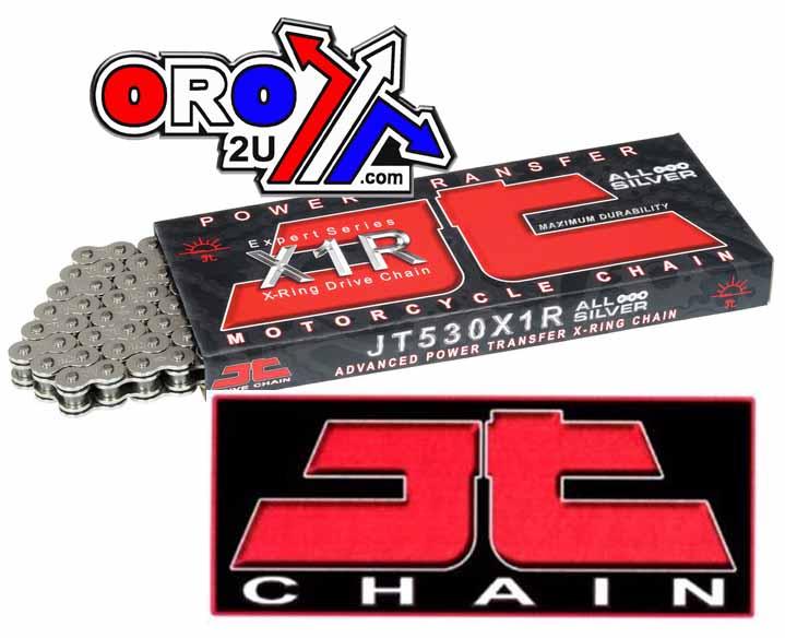DRIVE CHAIN HEAVY DUTY X-RING 530X1R 110L NICKEL JTC530X1RNN110R thumbnail 3