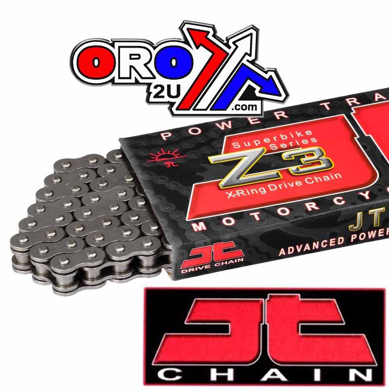 DRIVE CHAIN SUPER HEAVY DUTY X-RING 520Z3 110L BLACK JTC520Z3110RL thumbnail 4