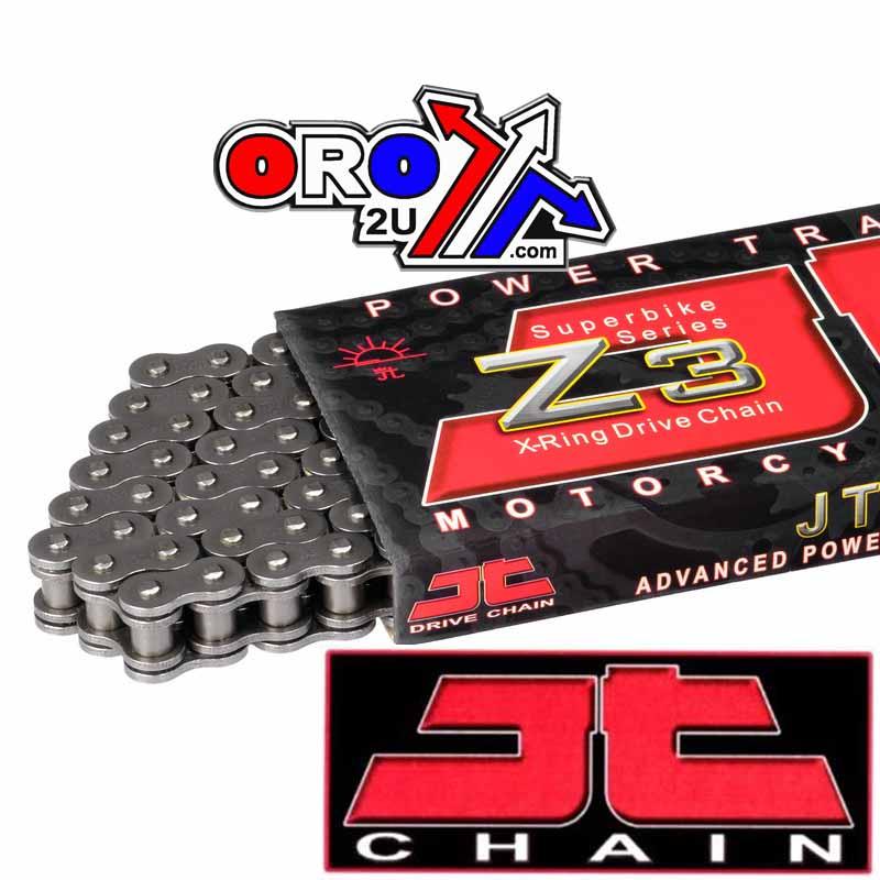 DRIVE CHAIN SUPER HEAVY DUTY X-RING 530Z3 110L BLACK JTC530Z3110RL thumbnail 5