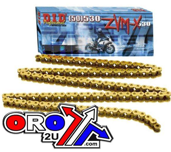 DID 530ZVM-X GOLD CHAIN 112L, DID530ZVMXGG112, 530ZVM-X, 3012652, ROAD, MC thumbnail 2