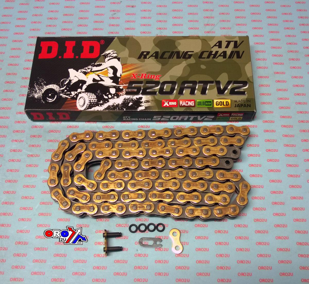 DID 520ATV 108L X-RING CHAIN [FJ] DID520ATVGB108 thumbnail 2