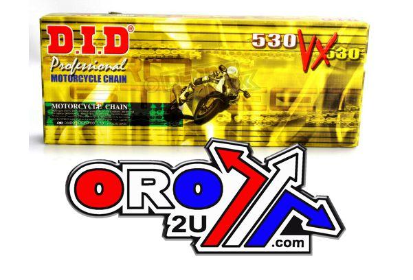 DID 530/50VX3 X-RING CHAIN 114L BLACK, DID530VX114, 3018654, 530VX thumbnail 2