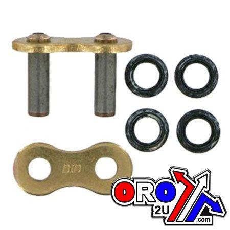 DID 428VX GOLD RIVET LINK, DID-L-428VXGBZJ, DID428VXGB ZJ Rivet Link, 3110898, DIDRL428VXGBZJ thumbnail 2