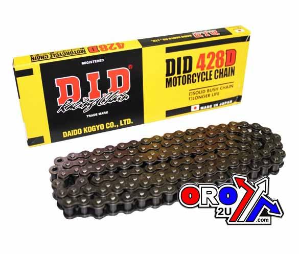 DID 428D [RJ] CHAIN 134L BLACK 3010374, DID428D134 thumbnail 2
