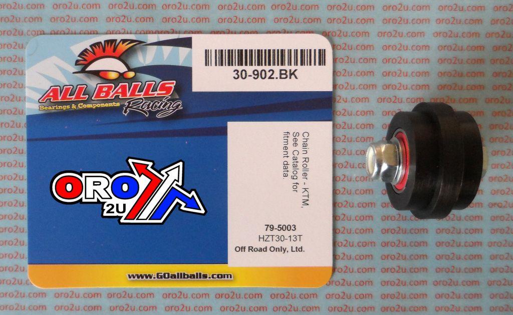 CHAIN ROLLER KTM D38/32xW20, ALLBALLS 79-5003 BLACK thumbnail 2