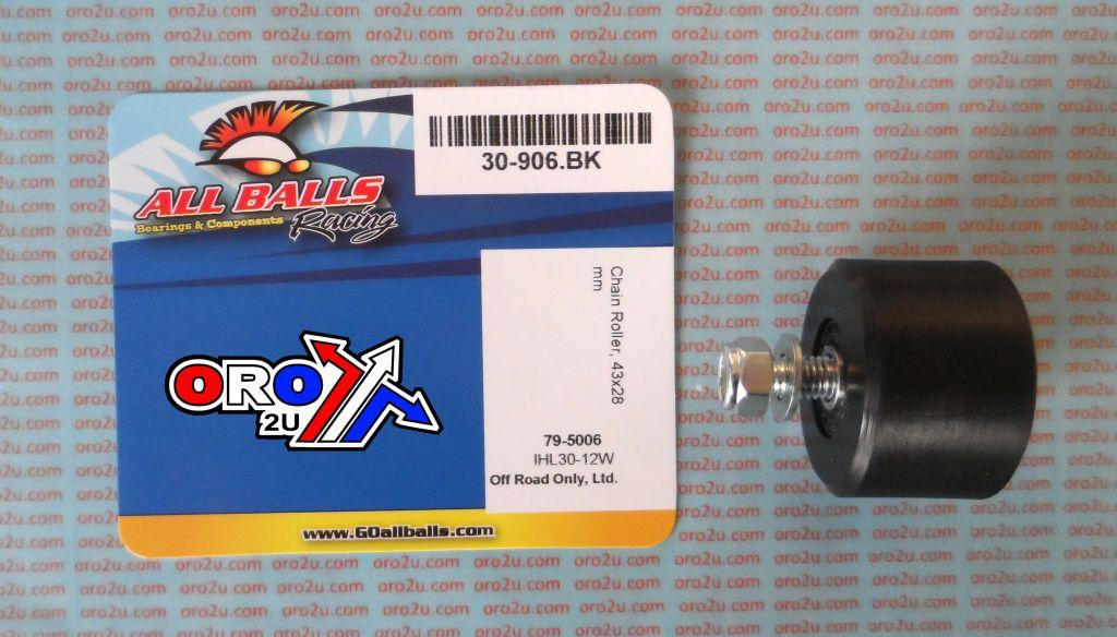 CHAIN ROLLER BLACK D42x28, ALLBALLS 79-5006 LT500 ATV thumbnail 2