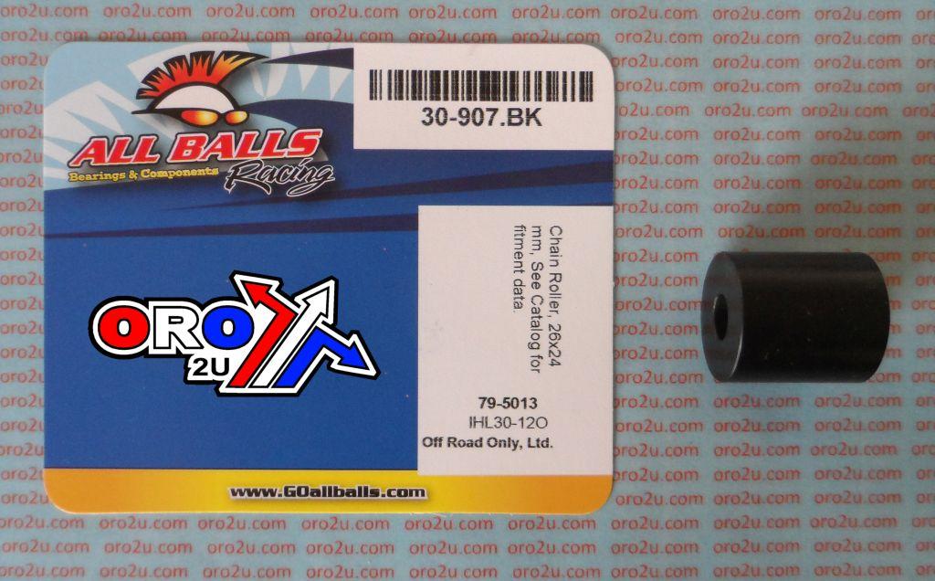 CHAIN ROLLER BLACK D24x26, ALLBALLS 79-5013 HONDA CRM thumbnail 2