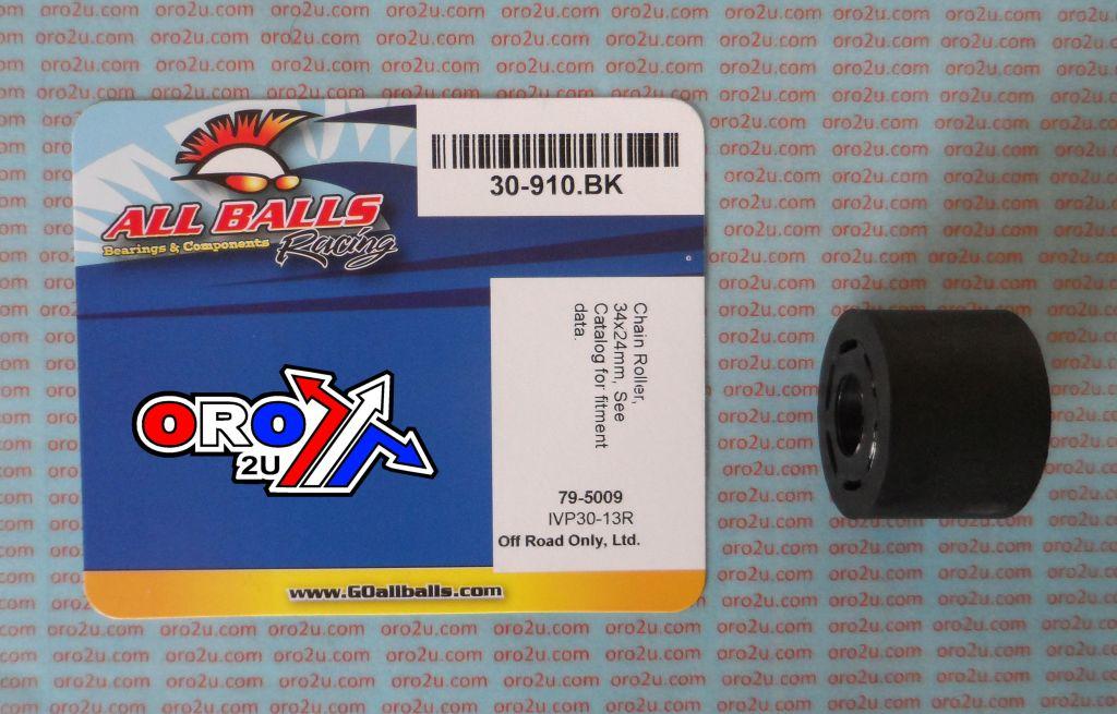 CHAIN ROLLER BLACK D34x24, ALLBALLS 79-5009 YFS200 YFM350 thumbnail 2
