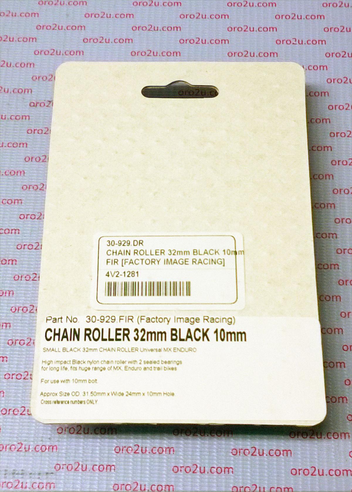 CHAIN ROLLER BLACK IDxODxW 10x32x24, LONG LASTING / 32MM OD thumbnail 5