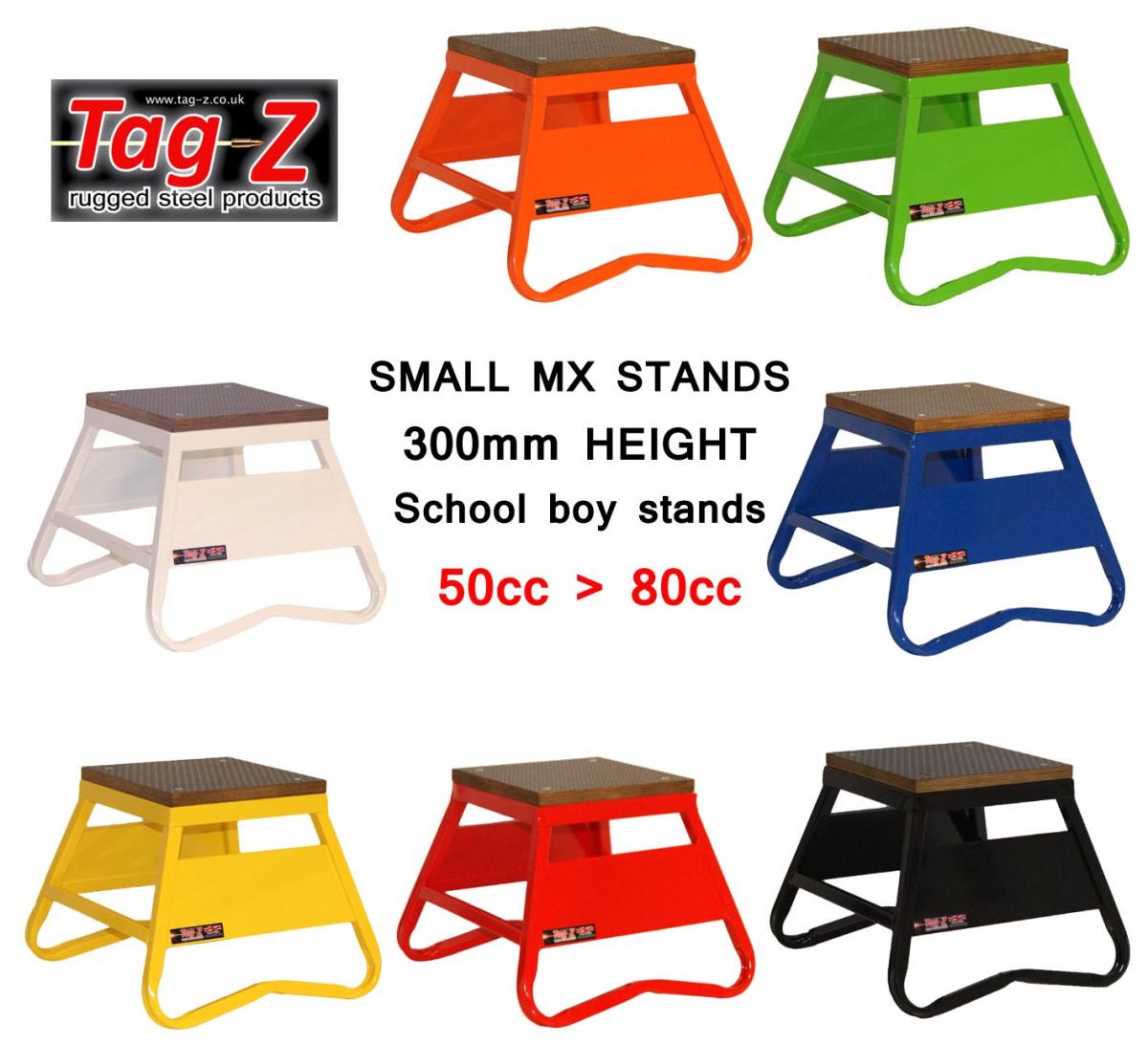 HEAVY DUTY STEEL BOX STAND MX, SMALL / 300mm HIGH MX STAND, GREEN thumbnail 3