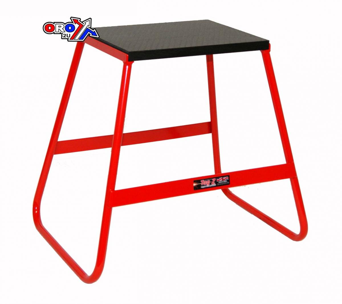 TRADE PACK 5 BIKE STANDS RED, 440mm TALL, LIGHT WEIGHT, MX, TRADE £16.50 EACH thumbnail 2